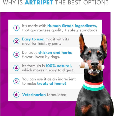 NATURAL PET - Natural Pet Artripet Joint Support 30 Paquetes - The Red Vitamin MX - Cuidado De Cadera Y Articulaciones Para Perros - {{ shop.shopifyCountryName }}