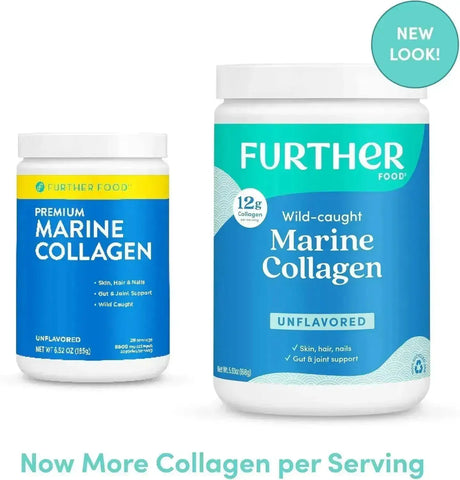 FURTHER FOOD - Further Food Unflavored Marine Collagen Peptides Powder 168Gr. - The Red Vitamin MX - Suplementos Alimenticios - {{ shop.shopifyCountryName }}