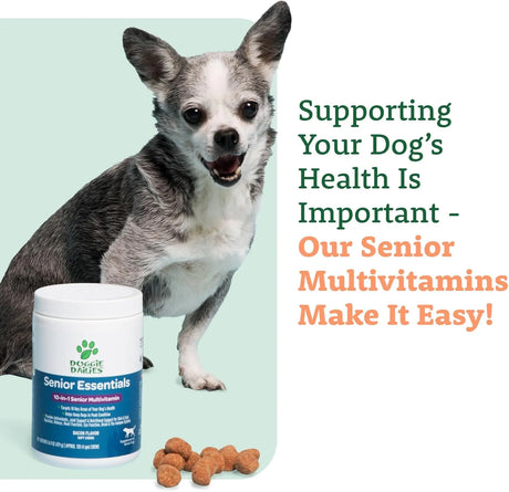 DOGGIE DAILIES - Doggie Dailies Senior Essentials Multivitamin for Dogs Bacon Flavor 120 Masticables - The Red Vitamin MX - Multivitamínicos Para Perros - {{ shop.shopifyCountryName }}