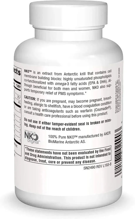 SOURCE NATURALS - Source Naturals NKO Neptune Krill Oil 1000Mg. 90 Capsulas Blandas - The Red Vitamin MX - Suplementos Alimenticios - {{ shop.shopifyCountryName }}