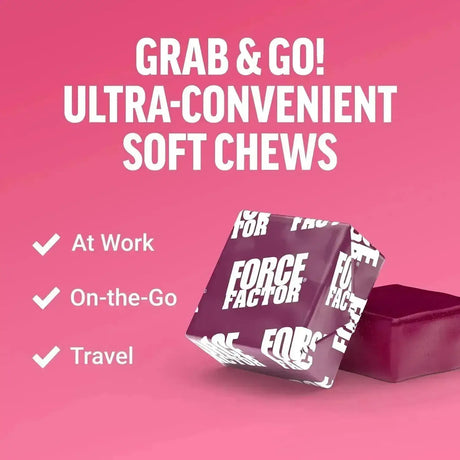 FORCE FACTOR - Force Factor Collagen Boosting Superfoods 60 Masticables 2 Pack - The Red Vitamin MX - Suplementos Alimenticios - {{ shop.shopifyCountryName }}
