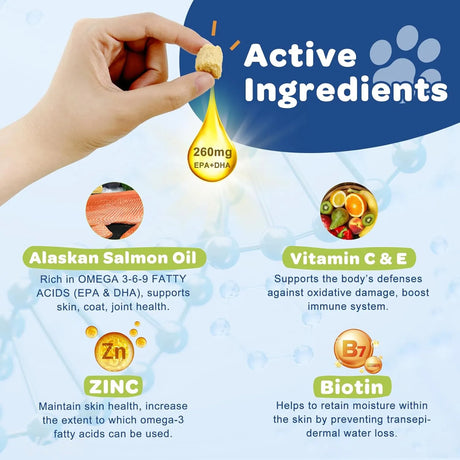 NATURE TARGET - NATURE TARGET Omega 3 Fish Oil for Dogs 120 Masticables - The Red Vitamin MX - Aceite De Pescado Para Perros - {{ shop.shopifyCountryName }}