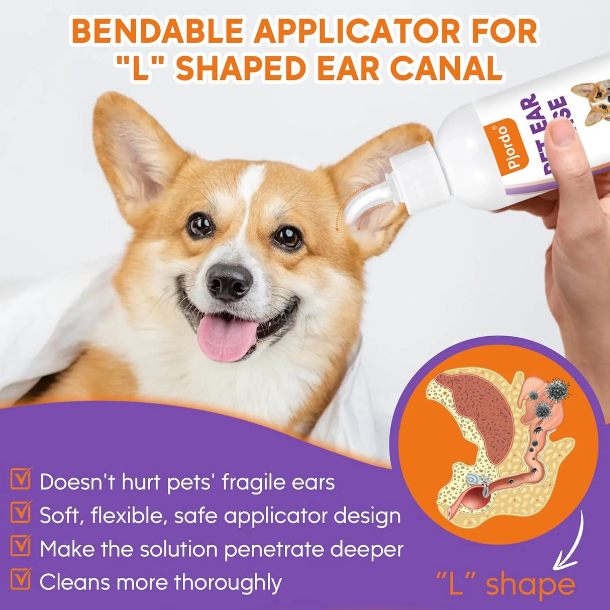 PJORDO - Pjordo Dog Ear Cleaner Kit - The Red Vitamin MX - Cuidado Del Oído De Perros - {{ shop.shopifyCountryName }}
