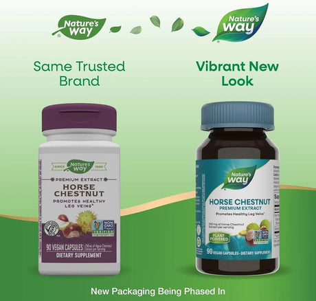 NATURE'S WAY - Nature's Way Standardized Horse Chestnut 250Mg. 90 Capsulas 2 Pack - The Red Vitamin MX - Suplementos Alimenticios - {{ shop.shopifyCountryName }}