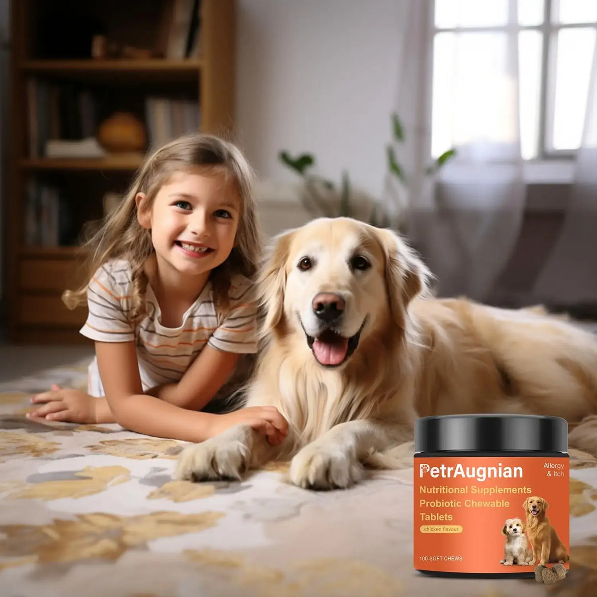 PETRAUGNIAN - PetrAugnian Allergy & Itch Relief for Dogs 100 Masticables - The Red Vitamin MX - Remedios Para La Picazón De Perros - {{ shop.shopifyCountryName }}