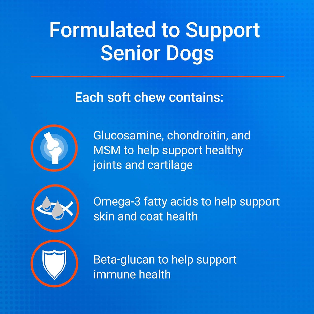 Nutramax Cosequin Senior Joint Health Supplement for Senior Dogs 60 Masticables
