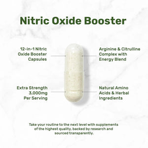 DEAL SUPPLEMENT - Deal Supplement Nitric Oxide Booster 3,000Mg. 300 Capsulas - The Red Vitamin MX - Suplementos Alimenticios - {{ shop.shopifyCountryName }}