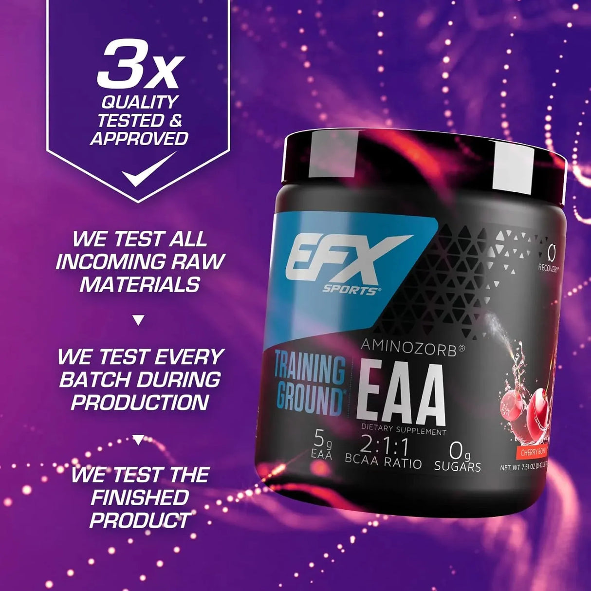 EFX SPORTS - EFX Sports Training Ground EAA 40 Servicios Cherry Bomb - The Red Vitamin MX - Suplementos Alimenticios - {{ shop.shopifyCountryName }}