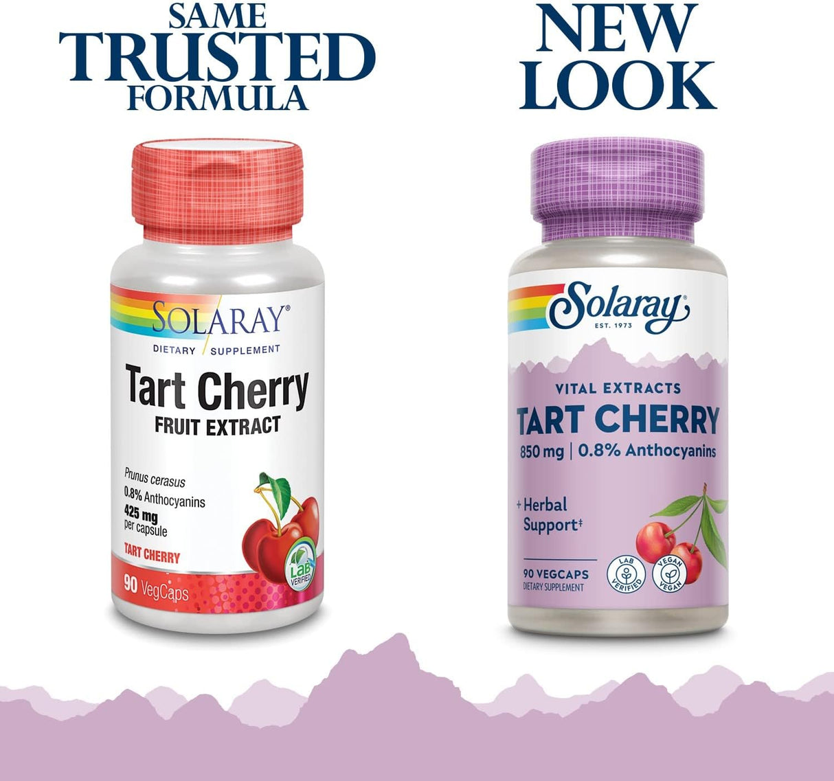 Solaray Tart Cherry Fruit Extract 425Mg. 90 Capsulas