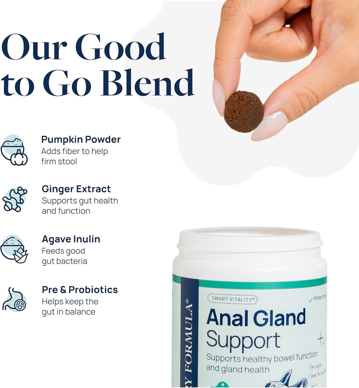 Veterinary Formula Anal Gland Support for Dogs 60 Masticables