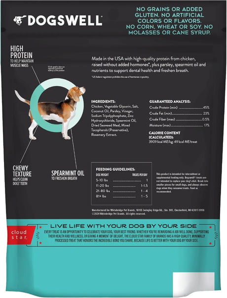 DOGSWELL - DOGSWELL Dental Chicken Jerky 340Gr. - The Red Vitamin MX - Cuidado Dental Para Perros - {{ shop.shopifyCountryName }}