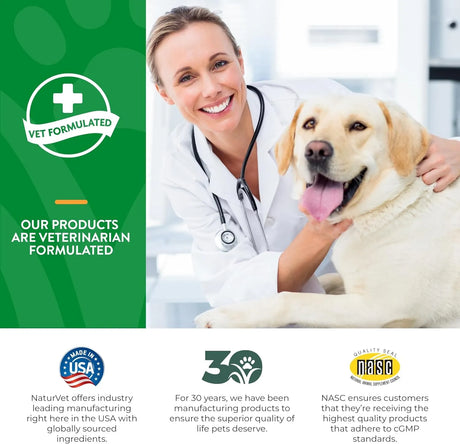 NATURVET - NaturVet Advanced Probiotics & Enzymes 240 Masticables - The Red Vitamin MX - Probióticos Para Perros - {{ shop.shopifyCountryName }}
