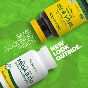 NATURES PLUS - Natures Plus Mega B-150 Complex 60 Tabletas - The Red Vitamin MX - Suplementos Alimenticios - {{ shop.shopifyCountryName }}