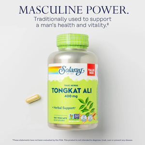 SOLARAY - SOLARAY Tongkat Ali 400Mg. 180 Capsulas - The Red Vitamin MX - Suplementos Alimenticios - {{ shop.shopifyCountryName }}