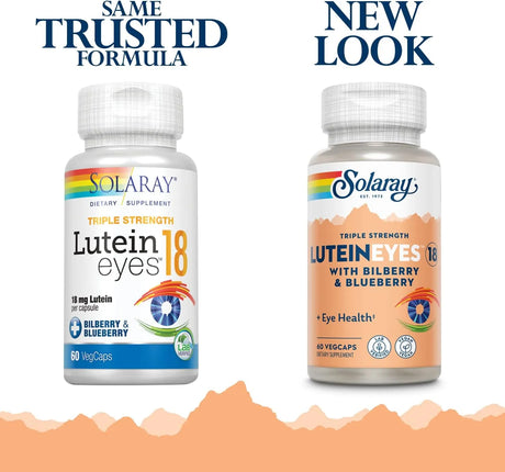 SOLARAY - Solaray Triple Strength Lutein Eyes 18Mg. 60 Capsulas - The Red Vitamin MX - Suplementos Alimenticios - {{ shop.shopifyCountryName }}