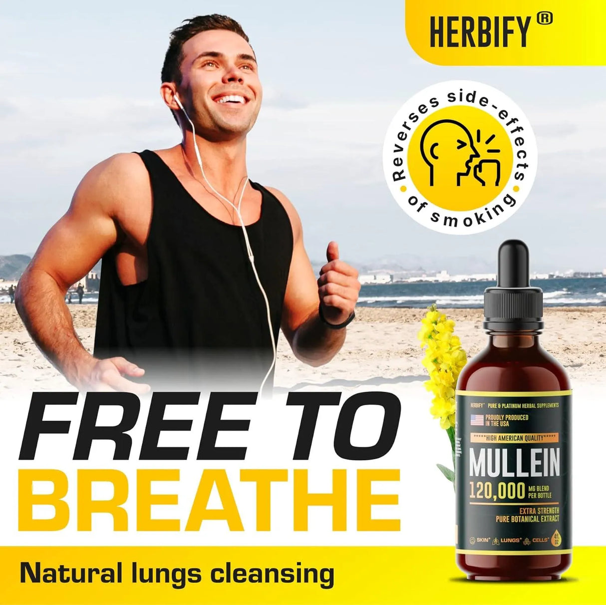 HERBIFY - HERBIFY Mullein Extract Lung Cleanse 4 Fl.Oz. - The Red Vitamin MX - Suplementos Alimenticios - {{ shop.shopifyCountryName }}