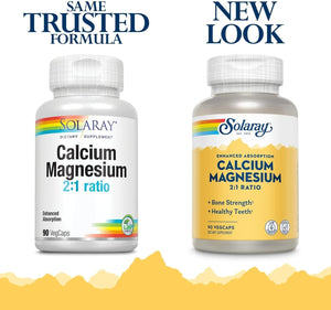 Solaray Calcium Magnesium 90 Capsulas