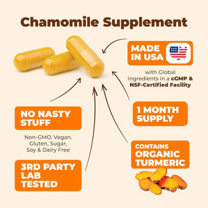 VIMERSON HEALTH - Vimerson Health Chamomile 60 Capsulas - The Red Vitamin MX - Suplementos Alimenticios - {{ shop.shopifyCountryName }}