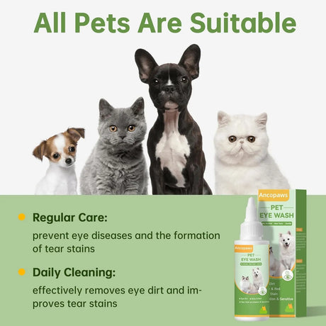 ANCOPAWS - Ancopaws Eye Drops for Dogs & Cats 2 Fl.Oz. - The Red Vitamin MX - Cuidado De Los Ojos De Los Perros - {{ shop.shopifyCountryName }}