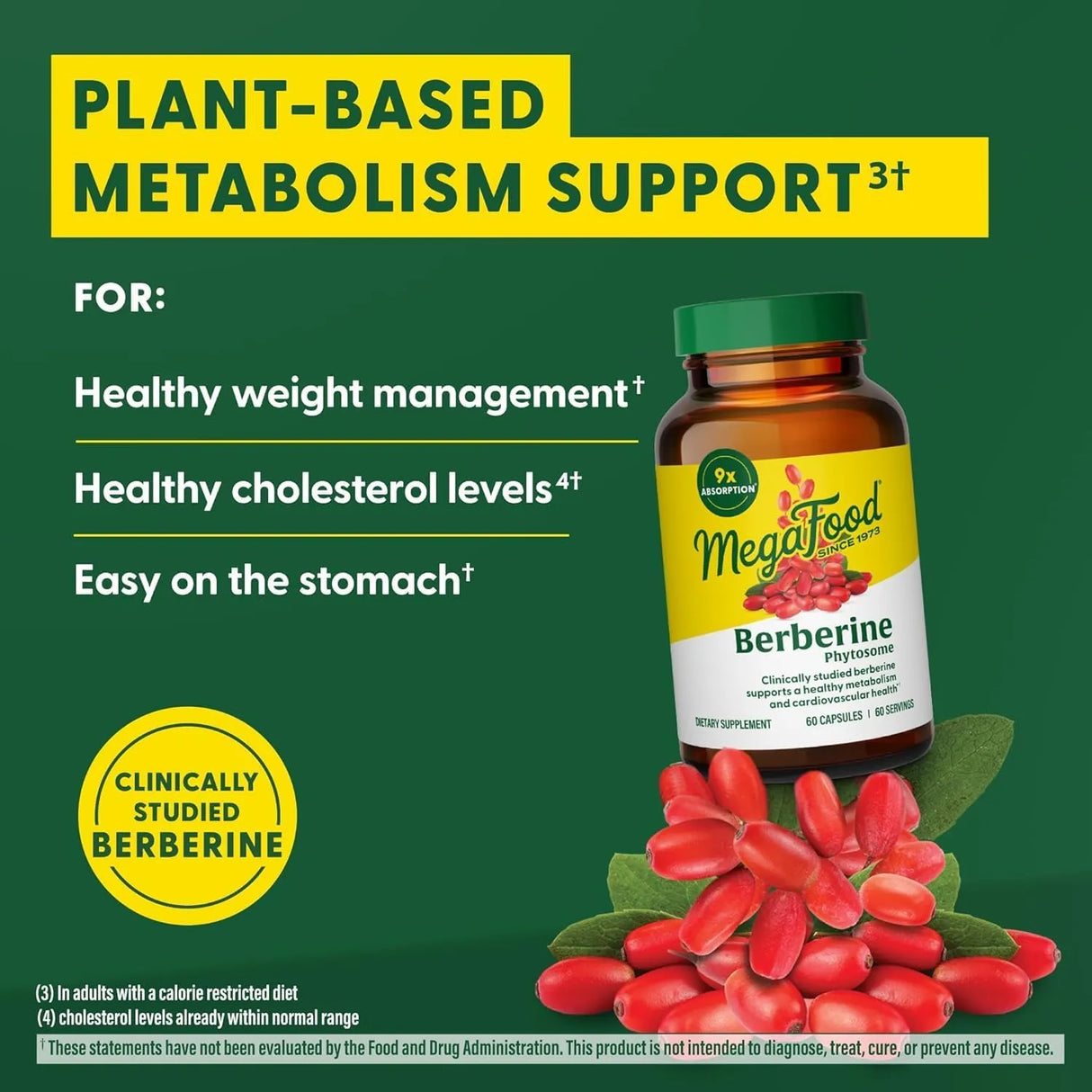 MEGAFOOD - MegaFood Berberine Phytosome 60 Capsulas - The Red Vitamin MX - Suplementos Alimenticios - {{ shop.shopifyCountryName }}