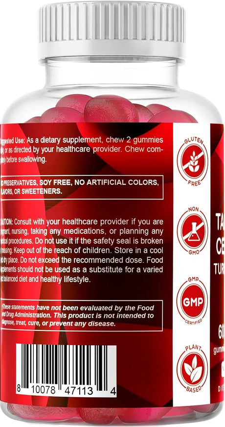 VITAMATIC - Vitamatic Tart Cherry with Celery Seed Gummies 60 Gomitas 2 Pack - The Red Vitamin MX - Suplementos Alimenticios - {{ shop.shopifyCountryName }}