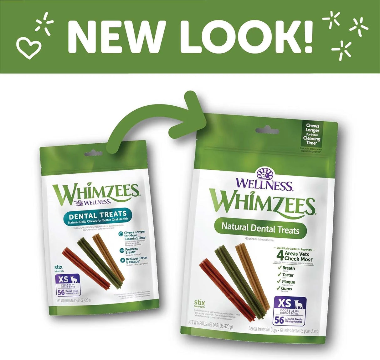 WELLNESS WHIMZEES - Wellness WHIMZEES Stix Dog Dental Treats Extra Small Size Stick 56 Piezas - The Red Vitamin MX - Cuidado Dental Para Perros - {{ shop.shopifyCountryName }}