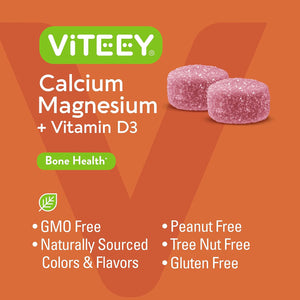 Viteey Calcium Magnesium Gummies with Vitamin D3 90 Gomitas