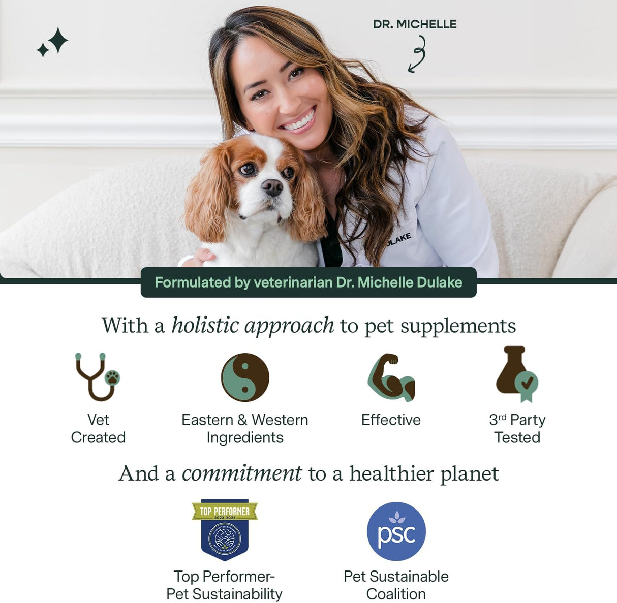 Fera Pet Organics Hip + Joint Supplement for Dogs 90 Masticables