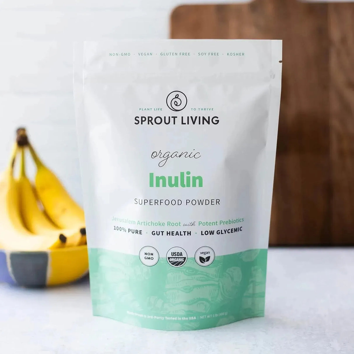 SPROUT LIVING - Sprout Living Organic Inulin Prebiotic Powder 450Gr. - The Red Vitamin MX - Suplementos Alimenticios - {{ shop.shopifyCountryName }}