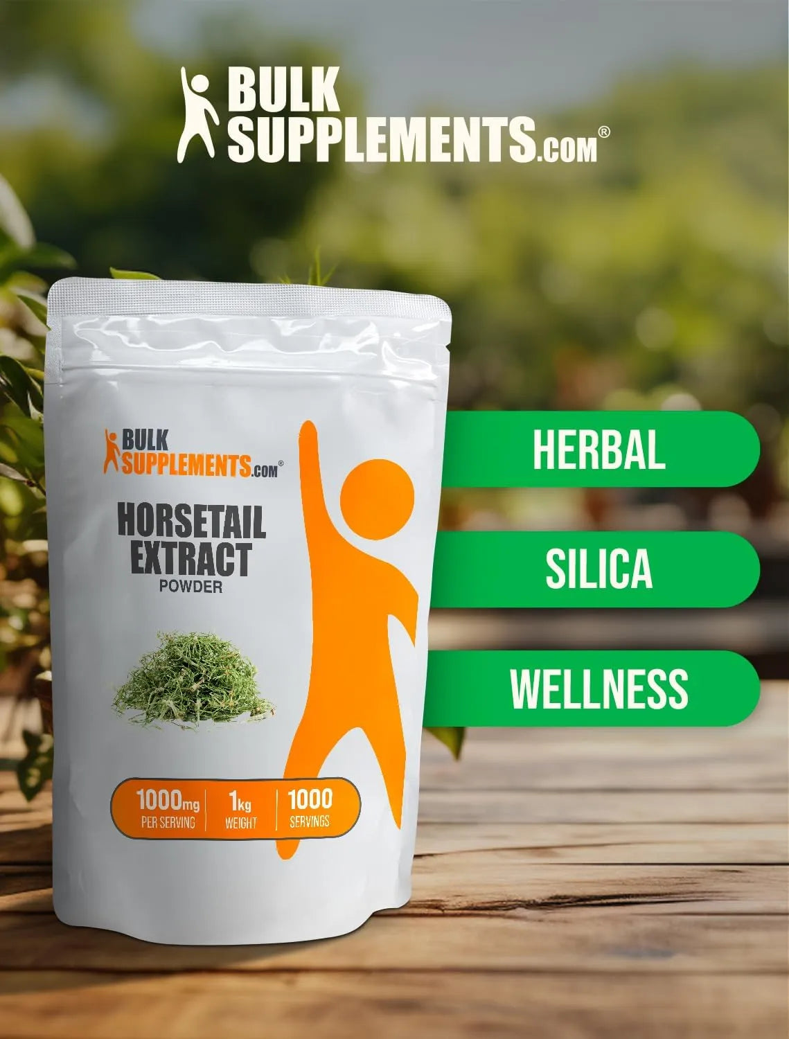 BULK SUPPLEMENTS - Bulk Supplements Horsetail Extract Powder 1 Kg. - The Red Vitamin MX - Suplementos Alimenticios - {{ shop.shopifyCountryName }}