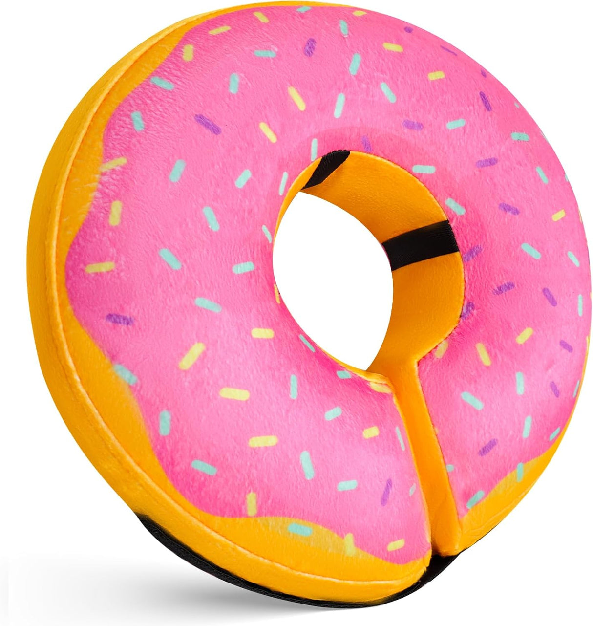 Katoggy Inflatable Dog Collar YELLOW PINK SMALL