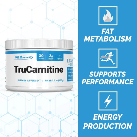 PESCIENCE - PEScience TruCarnitine 30 Servicios 100Gr. - The Red Vitamin MX - Suplementos Alimenticios - {{ shop.shopifyCountryName }}