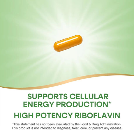 NATURE'S WAY - Nature's Way Riboflavin Vitamin B2 100Mg. 100 Capsulas - The Red Vitamin MX - Suplementos Alimenticios - {{ shop.shopifyCountryName }}