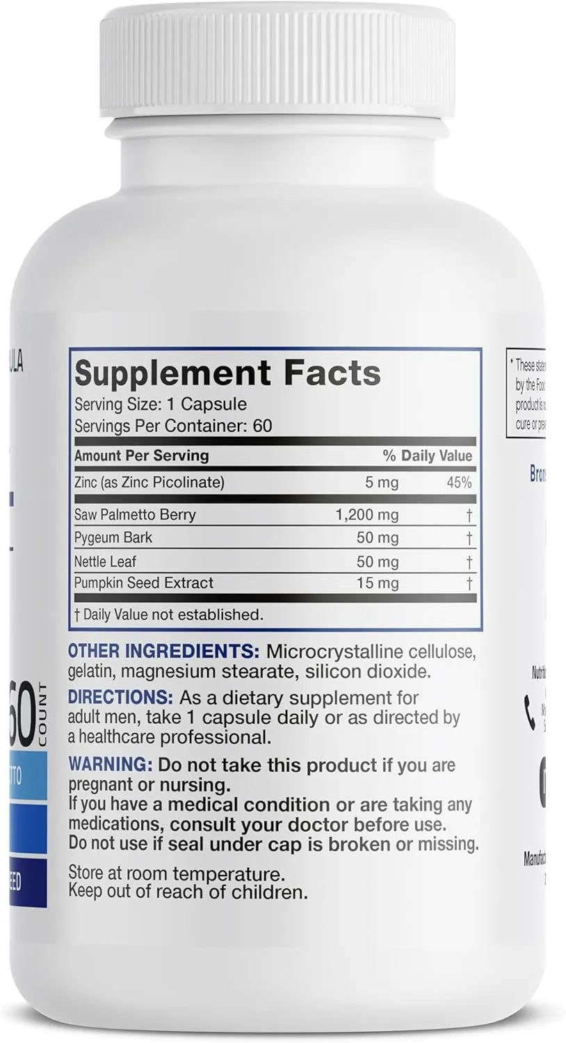 BRONSON - Bronson Prostate Health Support 60 Capsulas - The Red Vitamin MX - Suplementos Alimenticios - {{ shop.shopifyCountryName }}