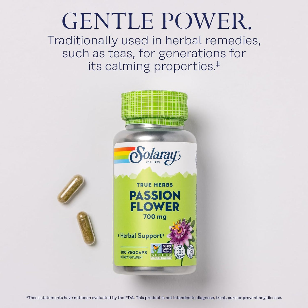 SOLARAY Passion Flower 700Mg. 100 Capsulas