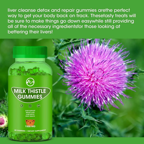 M INCH - M inch Milk Thistle Gummies 60 Gomitas - The Red Vitamin MX - Suplementos Alimenticios - {{ shop.shopifyCountryName }}
