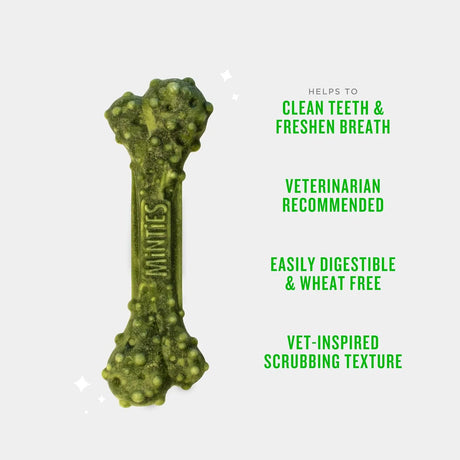 MINTIES - Minties Dental Chews for Dogs Mint-Flavored Treats for Large Dogs Over 50 lbs 5 Piezas - The Red Vitamin MX - Cuidado Dental Para Perros - {{ shop.shopifyCountryName }}