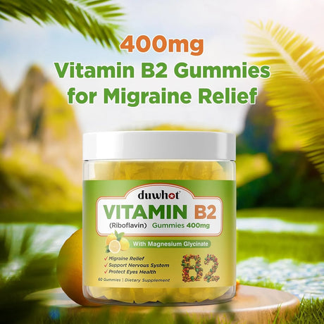 DUWHOT - Duwhot Vitamin B2 Gummies with Magnesium 400Mg. 60 Gomitas - The Red Vitamin MX - Suplementos Alimenticios - {{ shop.shopifyCountryName }}