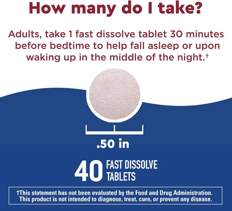 NATURE MADE - Nature Made Wellblends Back To Sleep Lower Dose Melatonin 1Mg. 40 Tabletas - The Red Vitamin MX - Suplementos Alimenticios - {{ shop.shopifyCountryName }}