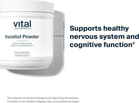 VITAL NUTRIENTS - Vital Nutrients Inositol Powder 225Gr. - The Red Vitamin MX - Suplementos Alimenticios - {{ shop.shopifyCountryName }}