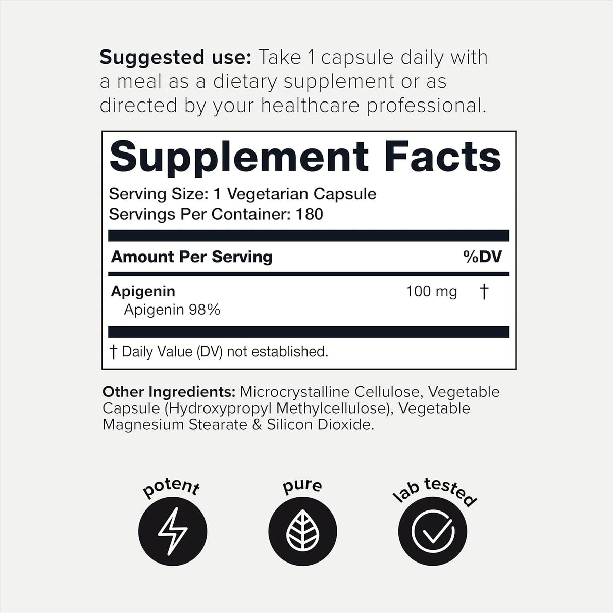 TONIIQ - Toniiq Ultra High Strength Apigenin 100Mg. 180 Capsulas - The Red Vitamin MX - Suplementos Alimenticios - {{ shop.shopifyCountryName }}