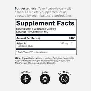 TONIIQ - Toniiq Ultra High Strength Apigenin 100Mg. 180 Capsulas - The Red Vitamin MX - Suplementos Alimenticios - {{ shop.shopifyCountryName }}