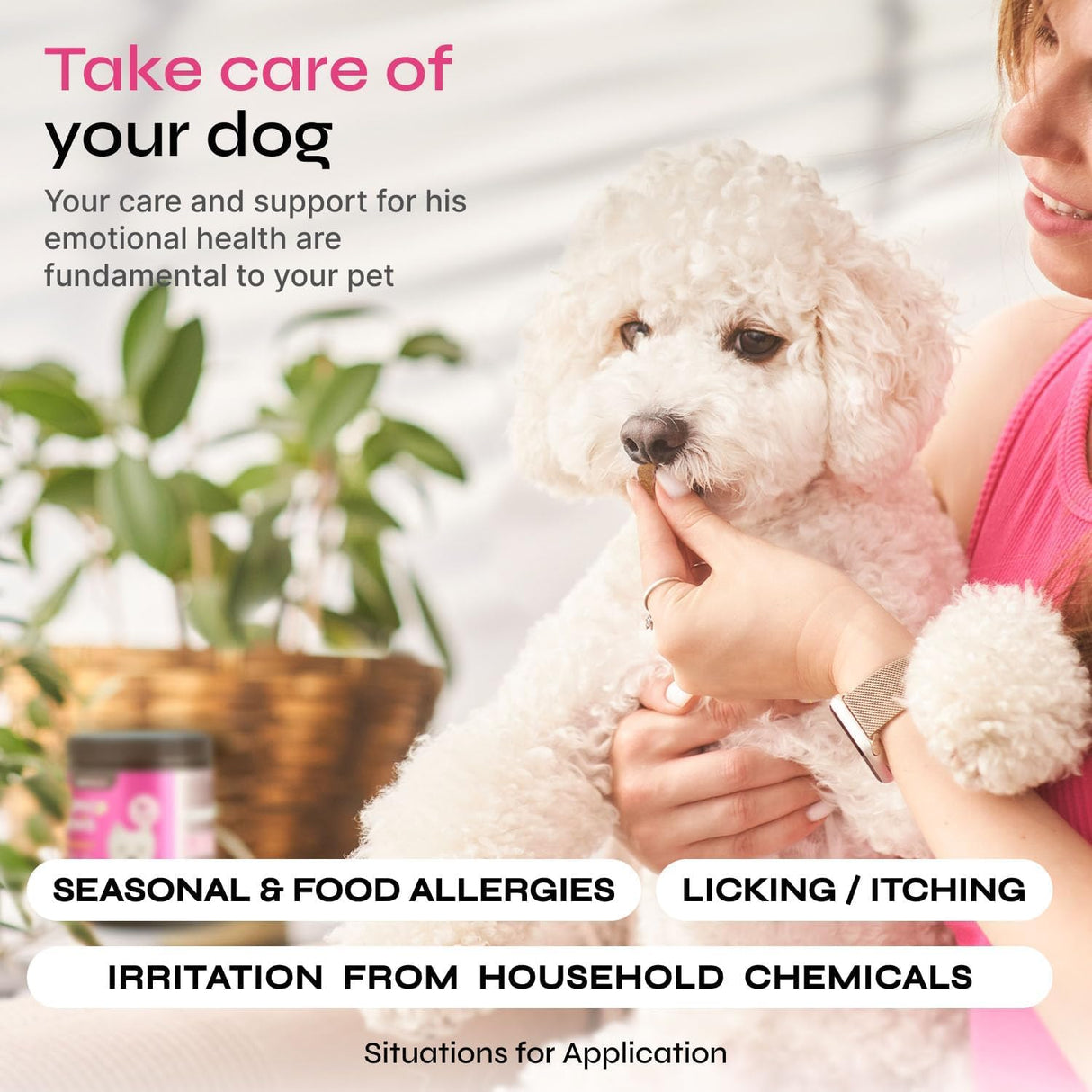 Vetrica Dog Allergy Relief Chews 130 Masticables