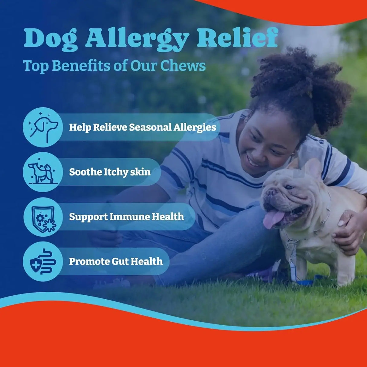 YoYoBay Dog Allergy Relief Chews Turkey & Pumpkin 180 Masticables