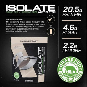 MUSCLE FEAST - Muscle Feast Grass-Fed Whey Protein Isolate Vanilla 907Gr. - The Red Vitamin MX - Suplementos Alimenticios - {{ shop.shopifyCountryName }}
