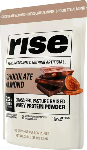 RISE - Rise Whey Protein Powder Grass Fed Chocolate Almond 1.1 Kg. - The Red Vitamin MX - Suplementos Alimenticios - {{ shop.shopifyCountryName }}