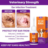 GJYC PET - GJYC PET Ear Cleaner for Dogs and Cats 2 Fl.Oz. - The Red Vitamin MX - Cuidado Del Oído De Perros - {{ shop.shopifyCountryName }}