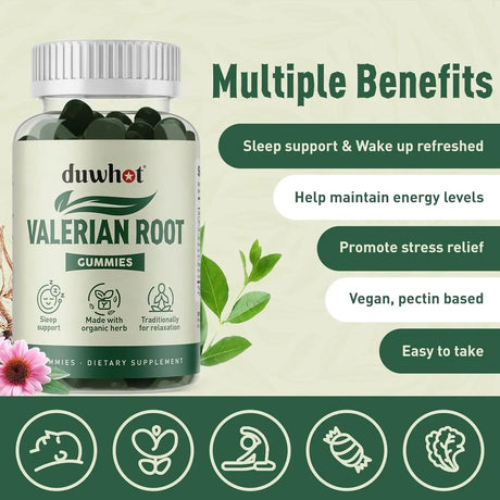 DUWHOT - Duwhot Valerian Root Gummy 60 Gomitas 2 Pack - The Red Vitamin MX - Suplementos Alimenticios - {{ shop.shopifyCountryName }}
