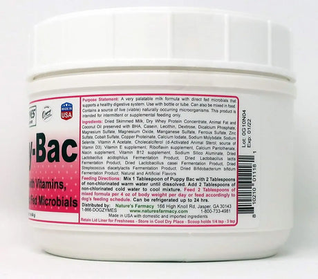 DOGZYMES - Dogzymes Puppy-Bac Milk Replacer with Live Microorganisms and Enzymes 454Gr. - The Red Vitamin MX - Sustitutos De Leche Para Perros - {{ shop.shopifyCountryName }}