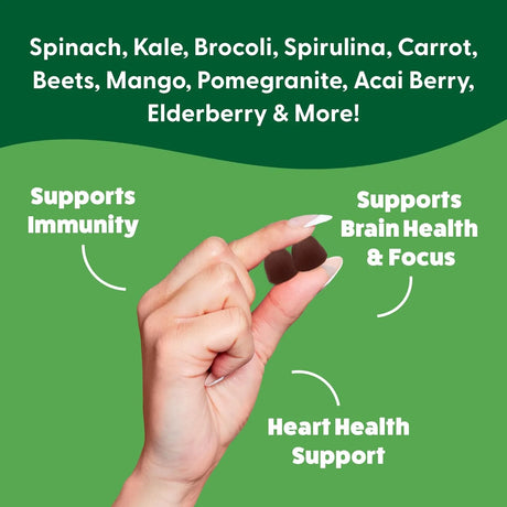 FEEL GREAT - Feel Great Super Greens Gummies 60 Gomitas - The Red Vitamin MX - Suplementos Alimenticios - {{ shop.shopifyCountryName }}